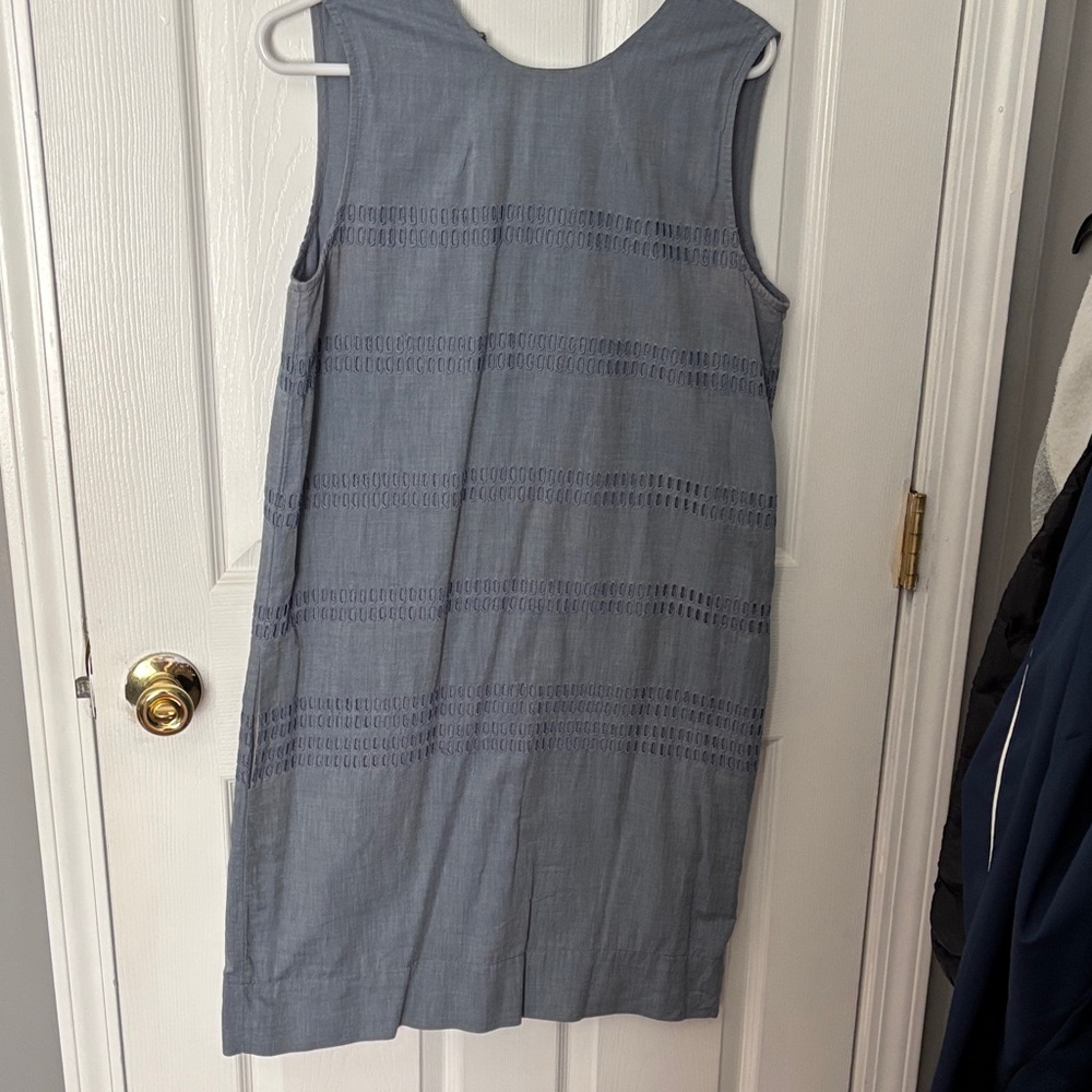 GAP Blue Sleeveless Pocket Dress